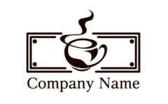 シックなコーヒーカップ