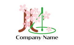 桜とコンパス