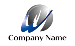 硬質な円形とW