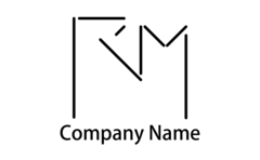 ラインで描いたローマ字